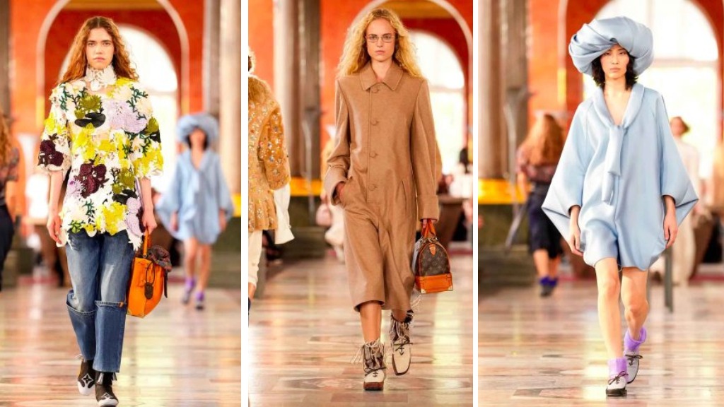 Fotos do desfile da louis vuitton no segundo dia da Paris Fashion week Verão 2026.