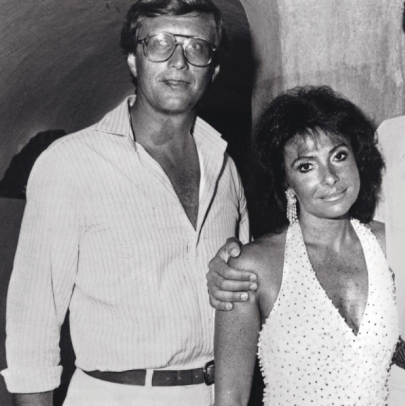 Foto de Maurizio Gucci e Patrizia Reggiani que serão personagens na Nova Série Gucci Fine dei Giochi.