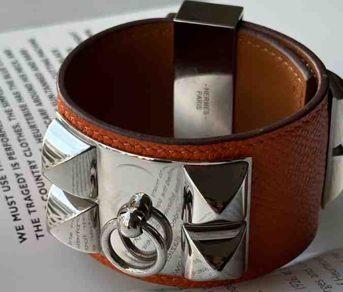 Foto de Pulseira Hermès Collier De Chien Swift.