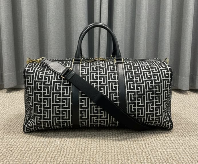 Foto de uma Mala Masculina Balmain 1945 Keepal no Black Month do Etiqueta Única.