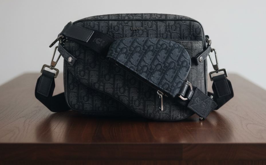 Foto de Bolsa Saddle, um dos acessórios masculinos de luxo na Black Friday.