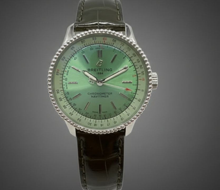 Foto de elógio Breitling Automático Navitimer 35mm Croco.