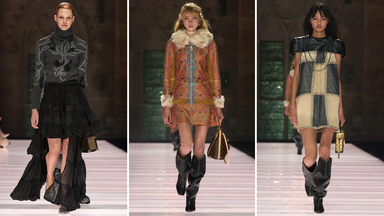 Desfile Louis Vuitton Cruise 2026. (Fotos: Reprodução/Vogue Runway)