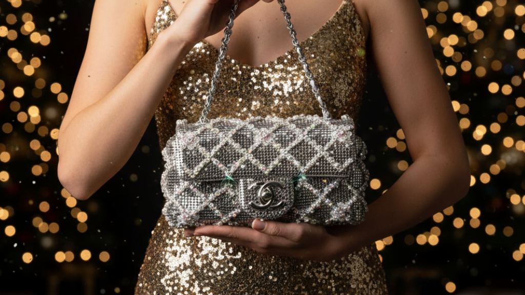 bolsas com brilho, paetes, bordados, prata, dourado, e colorido para festas de fim de ano como natal e reveillon e formaturas.