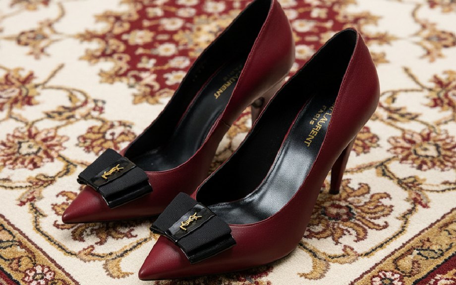 Foto de Scarpin de salto alto da Yves Saint Laurent.