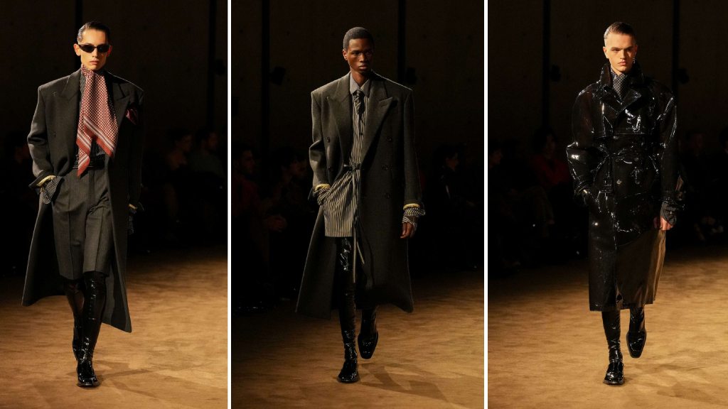 Fotos do Desfile Masculino da YSL em paris.