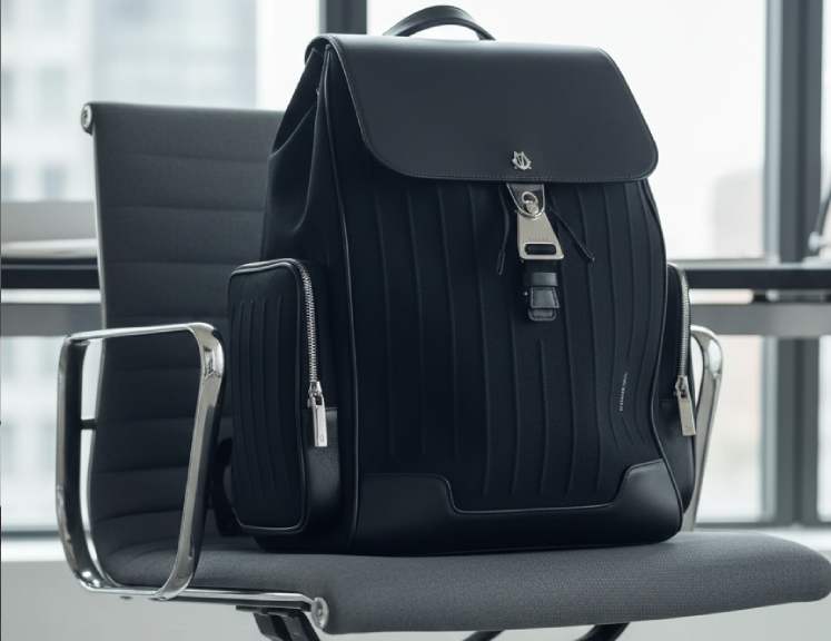 Foto de Mochila Rimowa Never Still Flap Preta na Summer Sale. 