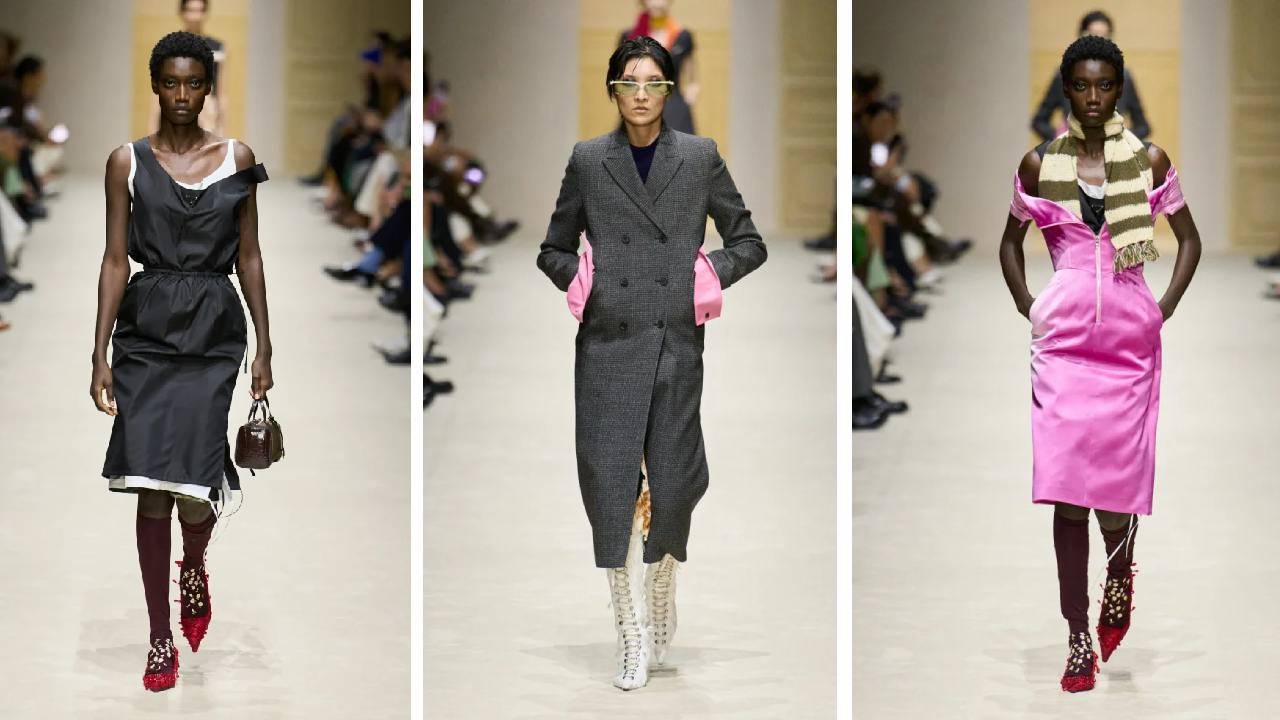 Montagem de fotos do Defile na MFW.