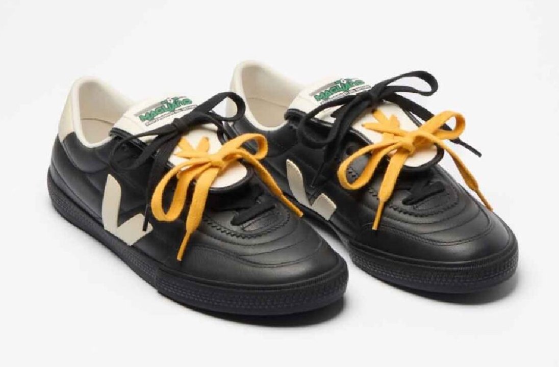 Foto do tênis Paneka em collab com a marca Veja X Magliano.