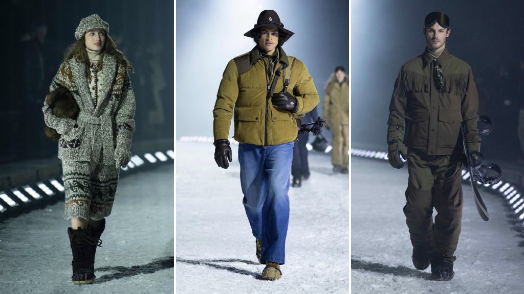 Montagem da Coleção Inverno 2026 da Moncler.
