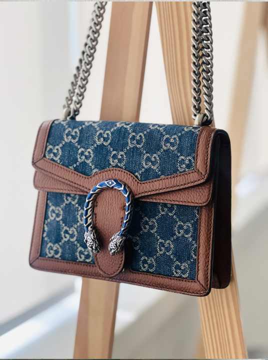 Bolsa Gucci Dionysus GG Denim.