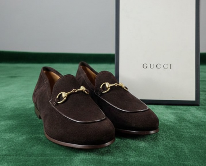 Foto de Mocassim Gucci Horsebit, um dos modelos de luxo tendência de moda neste ano.