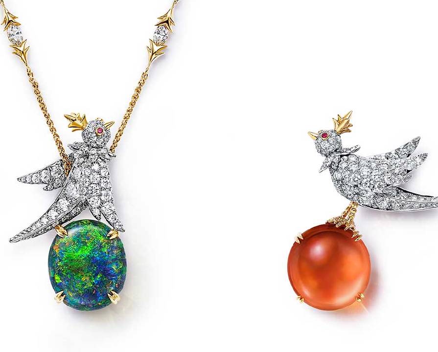 Foto da nova coleção Tiffany Love Birds.