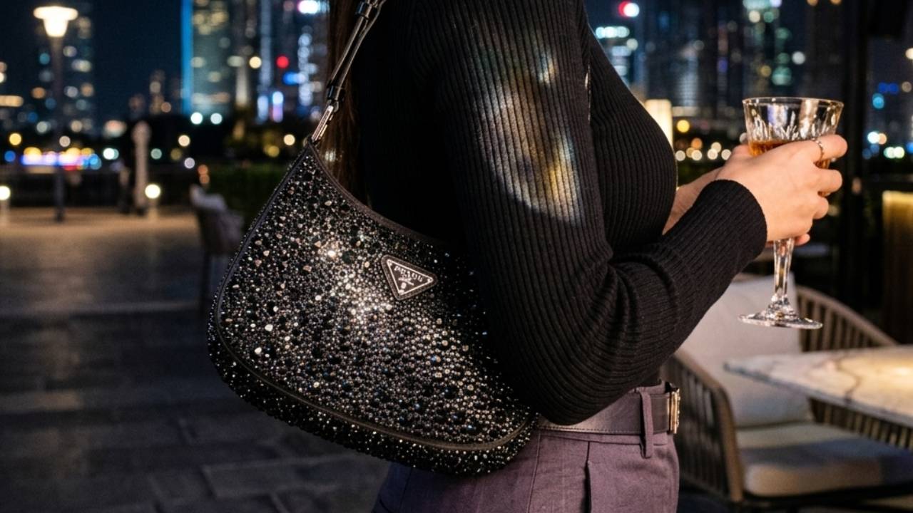 Descubra as bolsas Prada perfeitas para sair à noite para