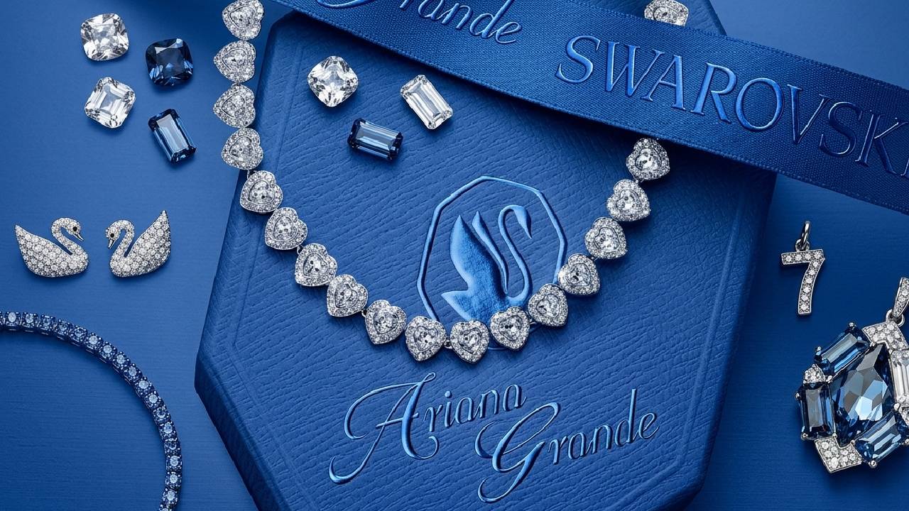 Tudo sobre a segunda coleção da Swarovski com a cantora Ariana Grande: fotos, inspiração e as peças mais desejadas da collab.