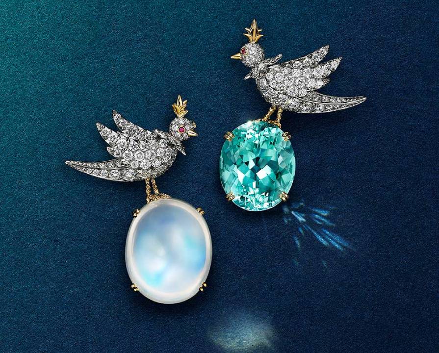 Foto da nova coleção de alta-joalheria da Tiffany: Love Birds.