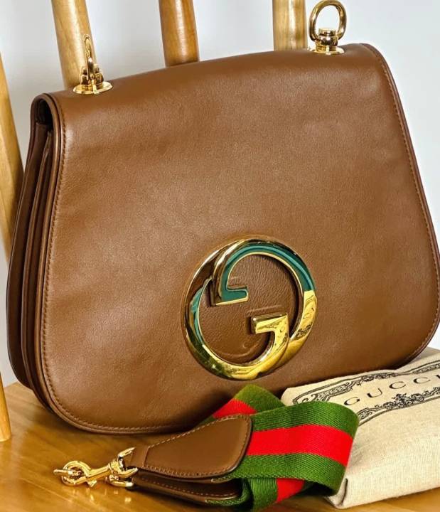 Foto de uma das bolsas de luxo recém-chegadas no Etiqueta Única, modelo Gucci Blondie.