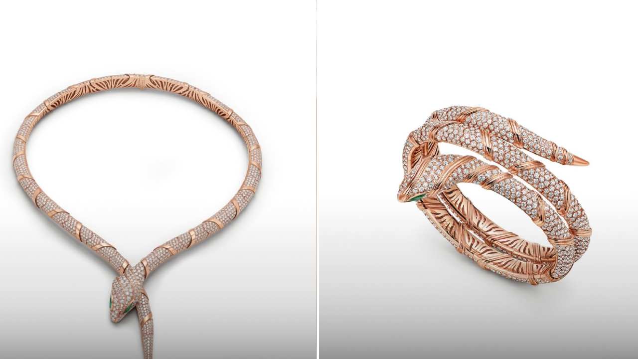 Fotos de peças de alta joalheria bvlgari no JK Iguatemi São Paulo.