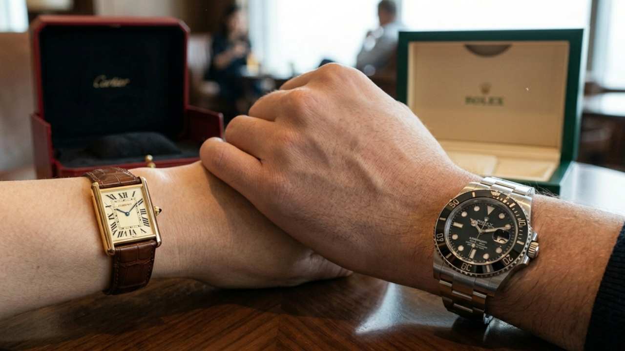 Cartier vs Rolex: descubra qual relógio de luxo valoriza mais, por que a Cartier lidera o mercado de revenda e como investir com estratégia.