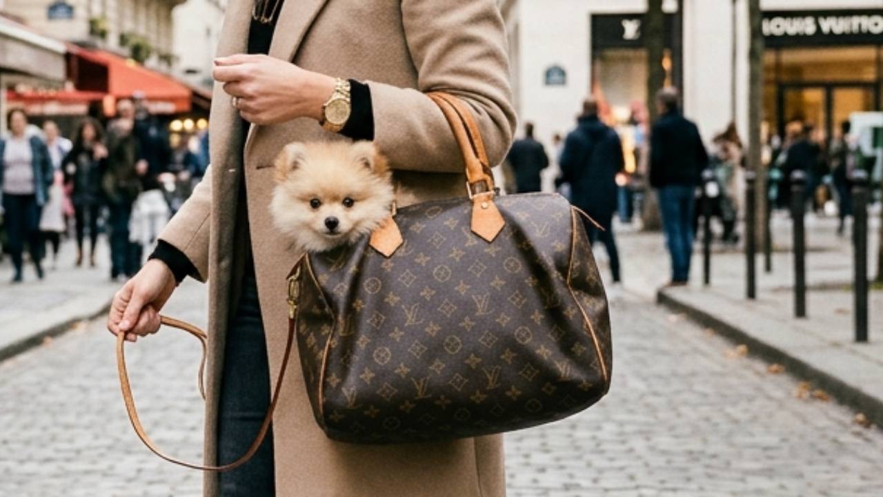 Luxo para Pets: Conheça a Louis Vuitton Neverwoof, A Nova Bolsa LV para Cachorro