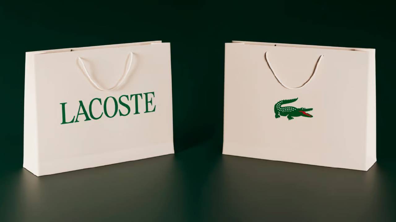Foto do novo logo da lacoste.
