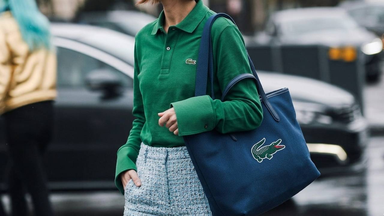Lacoste renova sua identidade visual com novo logo, tipografia e crocodilo atualizado. Veja como a marca francesa reforça seu legado no sportswear de luxo.