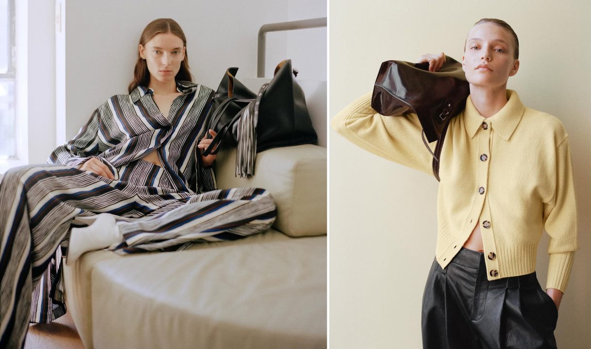 Montagem de fotos de campanha da marca Proenza Schouler.