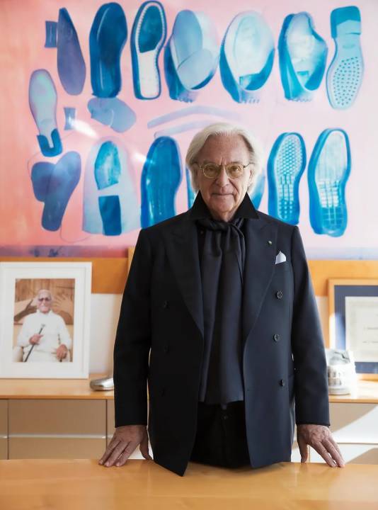 Foto de Diego Della Valle, dono da marca Tod's.