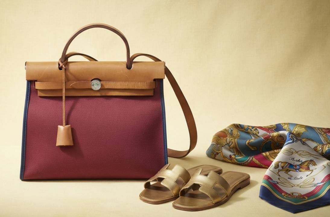 Bolsa colorida da Hermès, modelo Herbag, para euro summer 2026.