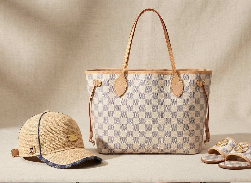 Bolsa Louis Vuitton Damier Azur.