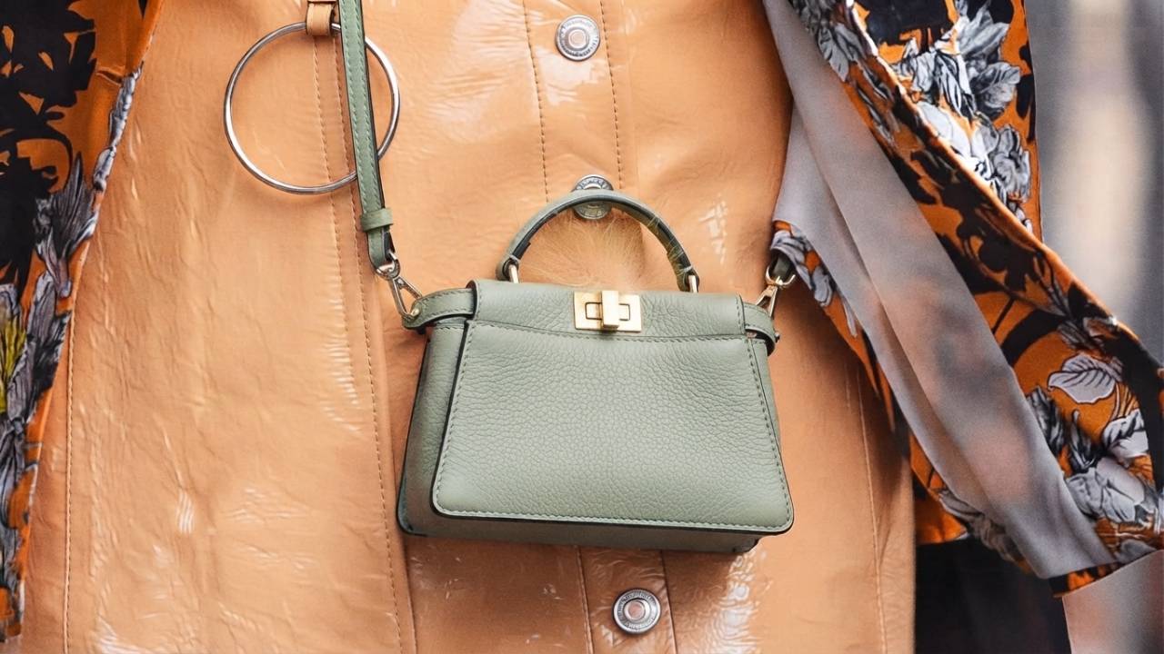Mini bolsa da Fendi, modelo Peekaboo, na Second Hand Week 2026.