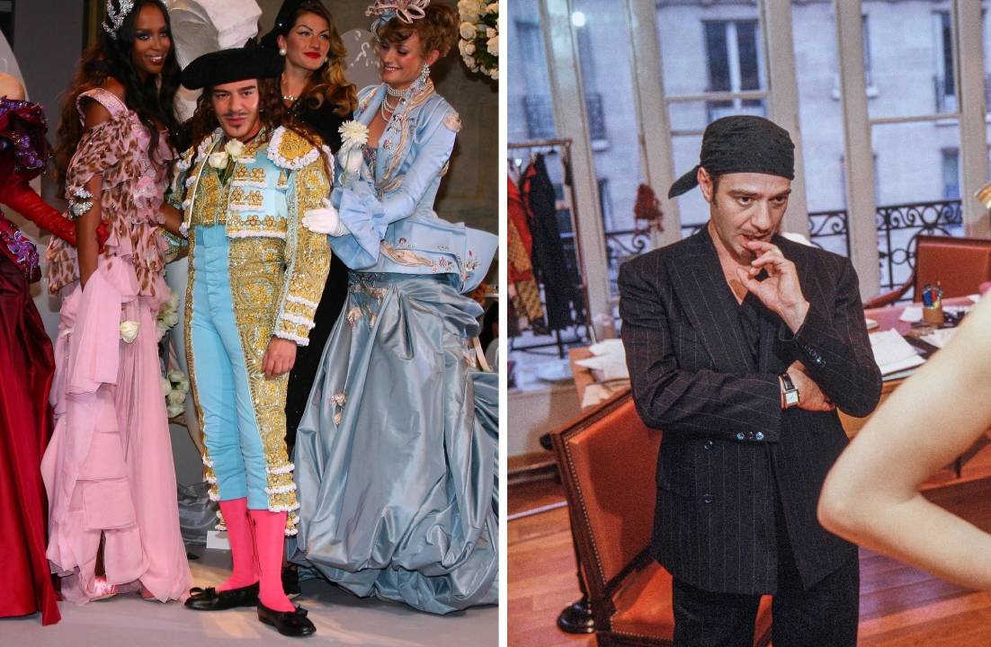 John Galliano, tema do Met Gala 2027, em seu tempo como estilista da Givenchy.
