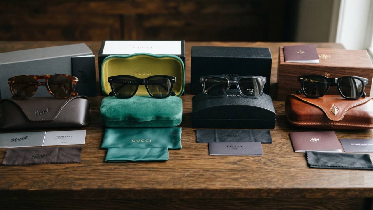 óculos de sol masculinos de marcas de luxo: Gucci, Prada, Jacques Marre Mage, Dior.