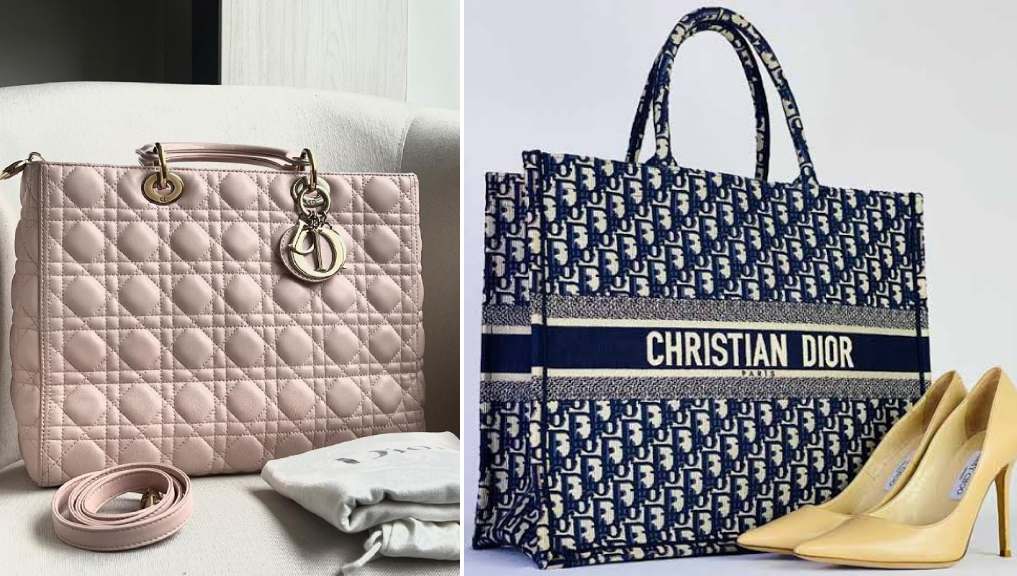 Lady Dior e Book Tote dois modelos de bolsas de luxo na second hand week 2026.