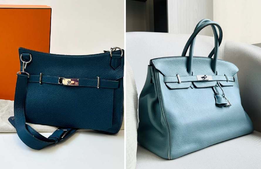 Jypsiere e Birkin, duas bolsas de uma das marcas favoritas na second hand week 2026.