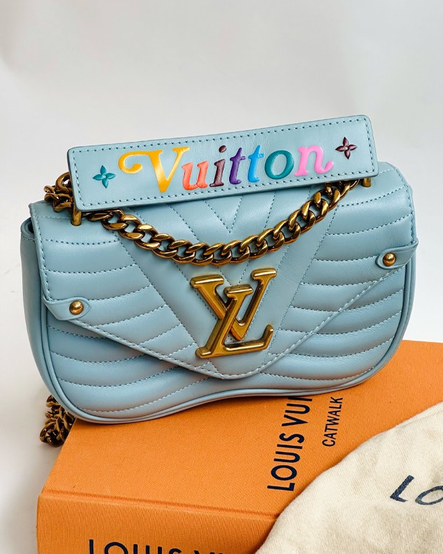 Foto de uma das bolsas louis vuitton que não tem monograma.