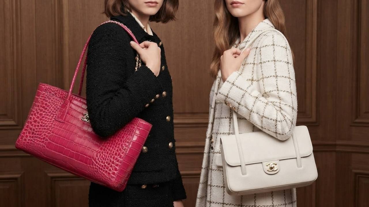 Foto sobre notícias do mercado de luxo: bolsas chanel por matthieu blazy.