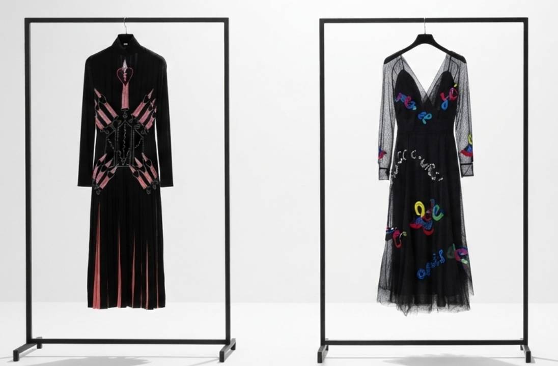 Vestidos seminovos originais das grifes de luxo Valentino e Dior no second hand online etiqueta única.